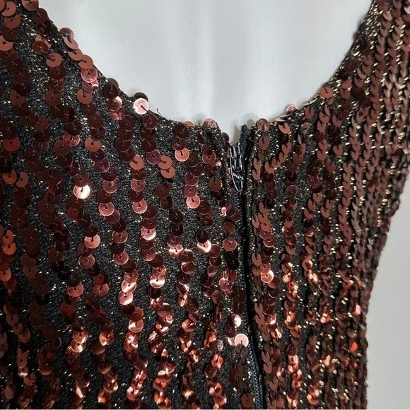 Glenrob vintage 1980s sequin party dress size 9/10 - Picture 6 of 9